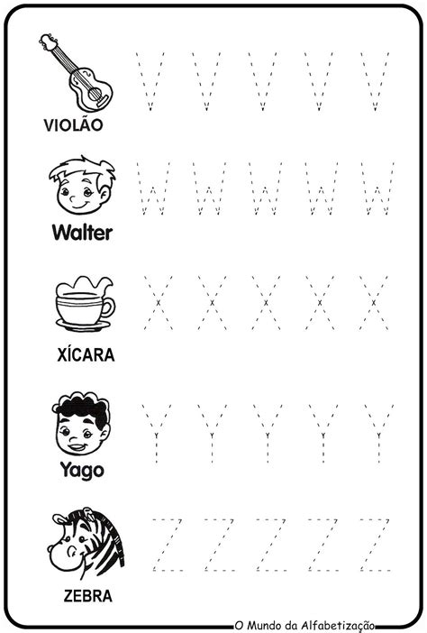 Atividades Para Trabalhar A Escrita Das Letras Espero Que Voc S Gostem