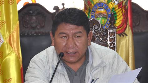 Gobernador de Potosí Jhonny Mamani