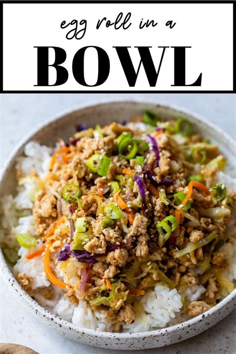 20 Minute Egg Roll In A Bowl Recipe