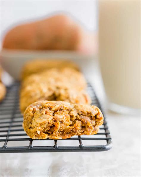 Easy Sweet Potato Cookies Best Sweet Potato Cookie Gfvegan