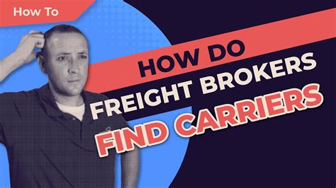 How Do Freight Brokers Find Carriers Youtube