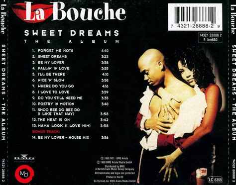 Car Tula Trasera De La Bouche Sweet Dreams The Album Portada