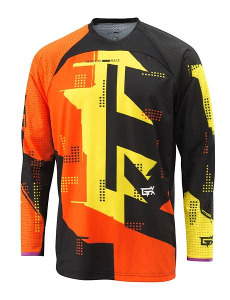 Ktm Gravity Fx Lightweight Performance Mx Shirt Perforated Ventilation