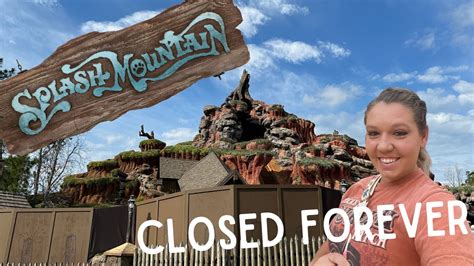 Splash Mountain Is Closed Forever Youtube