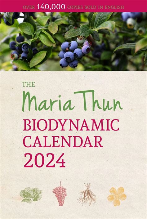 Amazon Maria Thun Biodynamic Calendar 2024 2024 Office Products