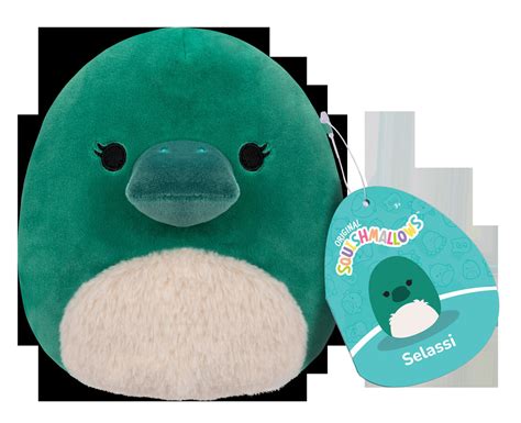 Squishmallows Seria Pluszak Cm Ast Selassi Green Platypus