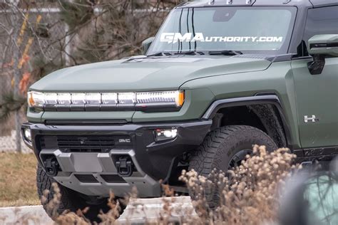 2023 Gmc Hummer Ev Pickup In Moonshot Green Matte First Pix