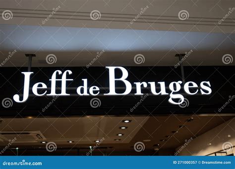 Jeff De Bruges Logo Brand and Text Sign Front Facade Store Chocolaterie ...