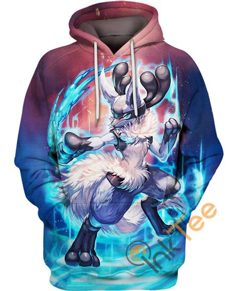 Lucario Pokemon Hoodie 3d Animetrium