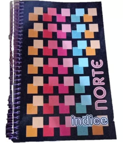 Cuaderno Libreta Norte Indice Con Espiral Hojas