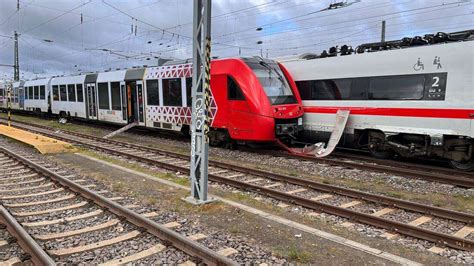 Nach Unfall Mit Ice In Worms Bahnverkehr Ist Wieder Angelaufen