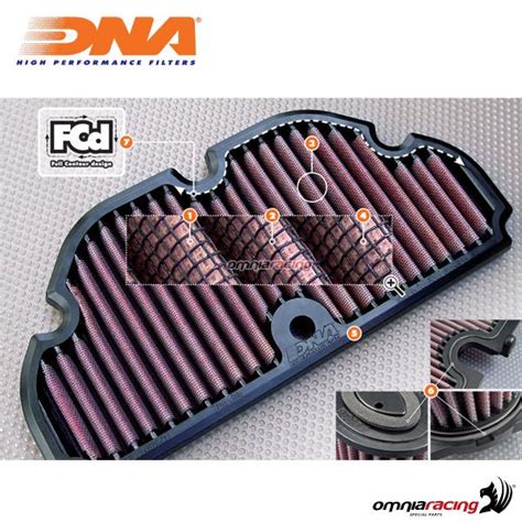 Air Filter Dna Made In Cotton For Yamaha Xt660z Tenere 2008 2014 Tci