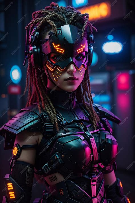 Premium Ai Image Cyberpunk Girl Beatiful Fullarmored From 3030