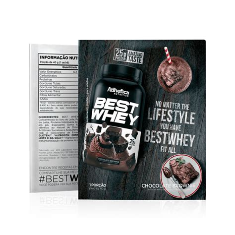 Best Whey Dose Única Sachê Atlhetica Nutrition Loja do Suplemento