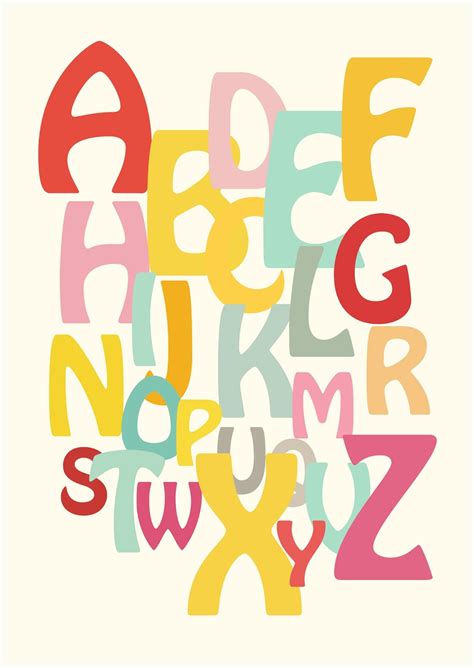 Alphabet Printable Poster