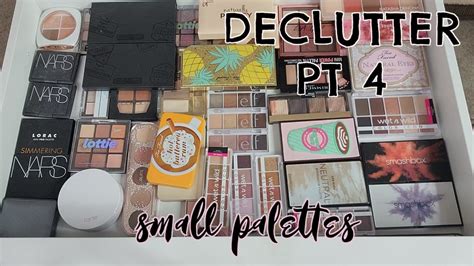 Declutter Pt 4 Small Eyeshadow Palettes Youtube