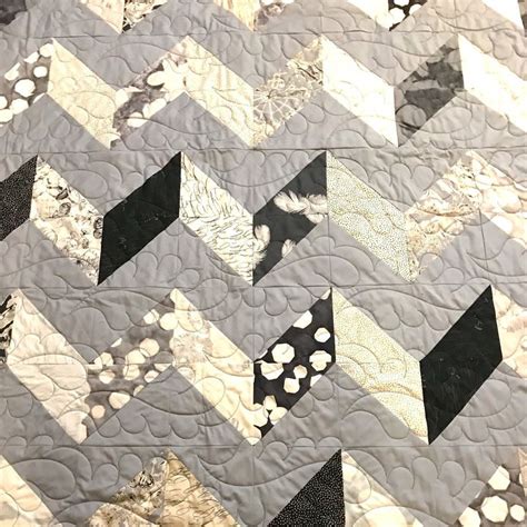 Gray Quilt For A Modern Home