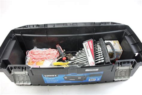 Hart Tool Box With Misc Tools 5 Pieces Property Room