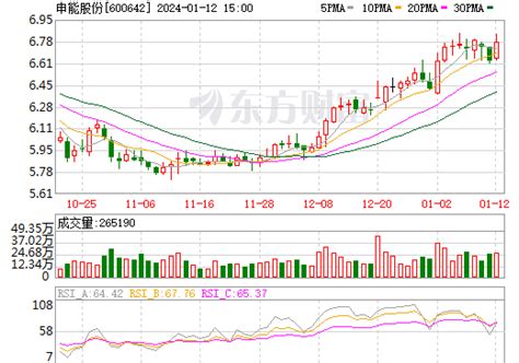 申能股份股票数据资料信息 — 东方财富网
