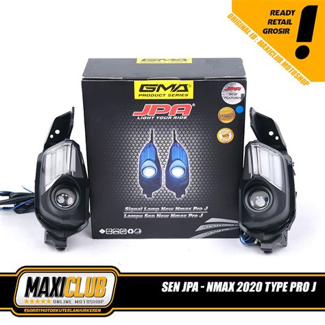 Jual Lampu Sen Depan Sein Led Jpa New Nmax 2020 Tipe Pro J Yamaha All New Nmax Biru Putih