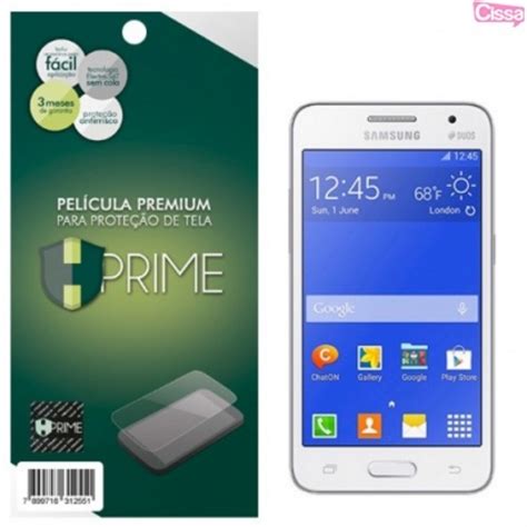 Película Protetora De Tela Hprime Premium Para Galaxy Core 2 Core 2