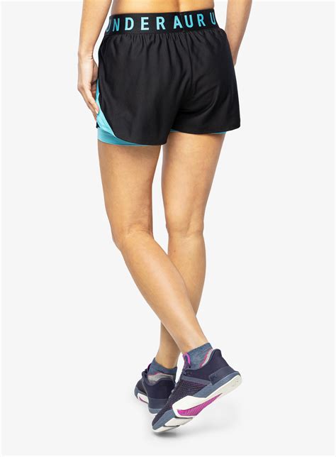 Spodenki Damskie Treningowe Under Armour Play Up 2 In 1 Shorts Black