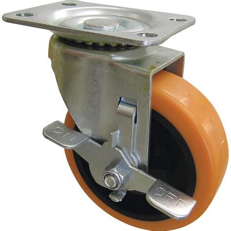 Everbilt Inch Orange Tpu Swivel Caster With Lbs Load Rating And