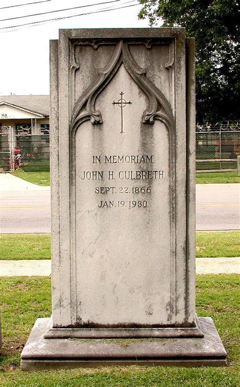 John H Culbreth Sr Find A Grave Memorial