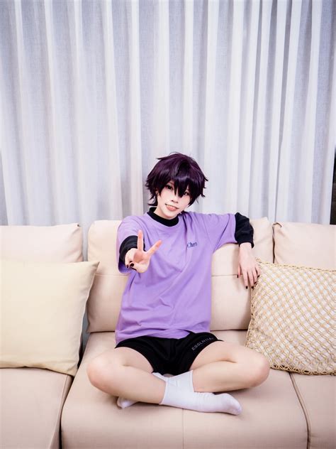 玥晞 On Twitter Shoto🗡️ 私服捏造💜 Photo By Zxc257000 Shxtou Shoto Artoftherogue Vtuber Cosplay