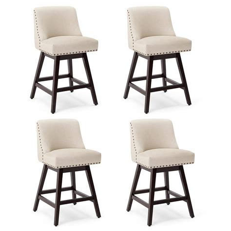 Reviews For Orangeone In Wood Free Swivel Upholstered Bar Stool