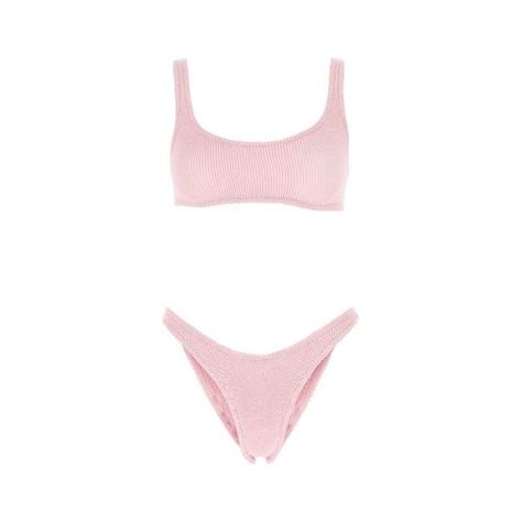 Reina Olga Swim Reina Olga Pastel Pink Stretch Nylon Ginny Bikini