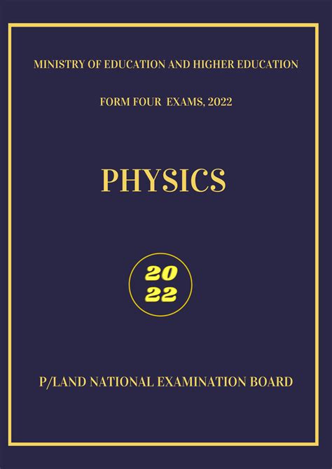 Physics exam for 2022 - somexams.com