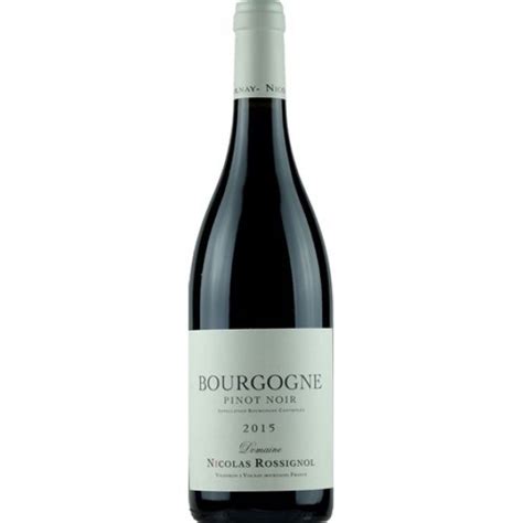 Bourgogne Pinot Noir 2015 Domaine Nicolas Rossignol Evino Si