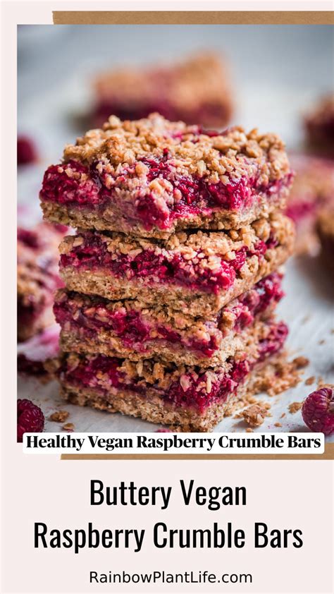 Healthy Vegan Raspberry Crumble Bars Artofit