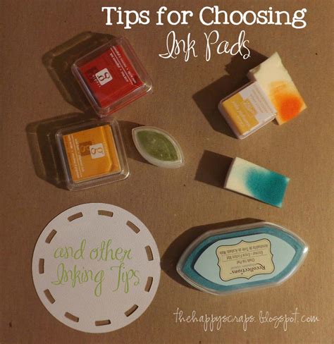 Tips for Choosing Ink Pads - The Happy Scraps