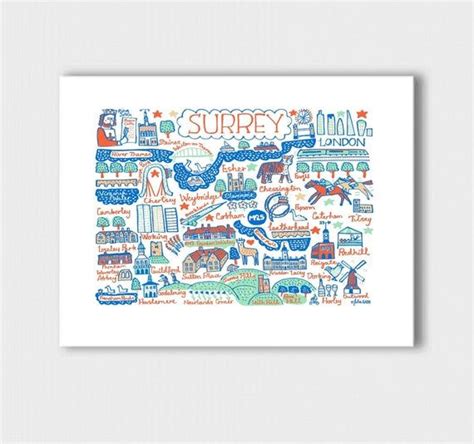 Surrey Art Print by Julia Gash - Etsy | Large art prints, Art prints ...