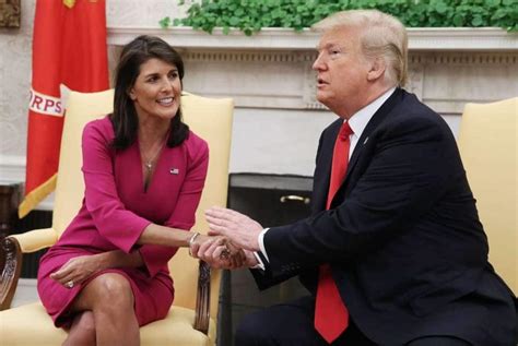 nikki haley farà parte della nostra squadra donald trump scioglie