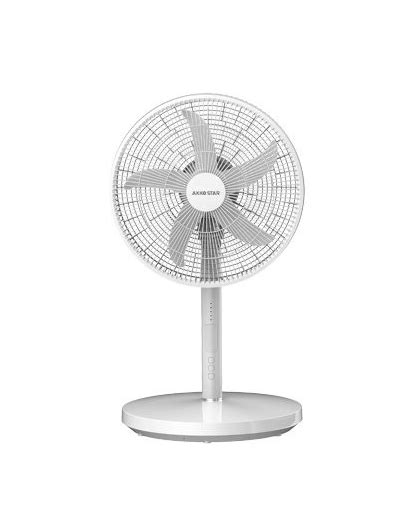 Akko Star Rechargeable Table Fan 12 Inches White