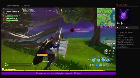 Live Fait Ta Pub Fornite YouTube