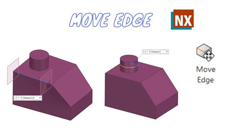 Move Edge Synchronous Modeling How To Use The Move Edge Command In Nx