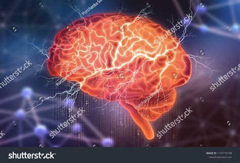 Human Brain Electrical Activity Creating Artificial Stock Illustration 1137710198 Shutterstock