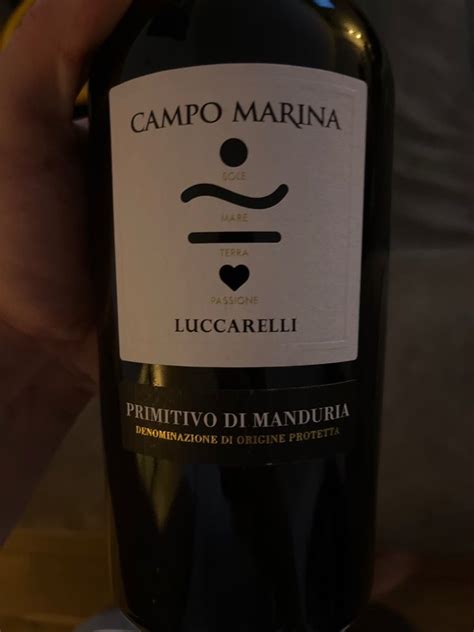 Luccarelli Primitivo Di Manduria Campo Marina Italy Puglia