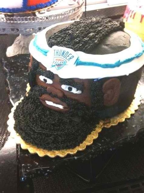 Caption The Photo The Disturbing James Harden Birthday Cake