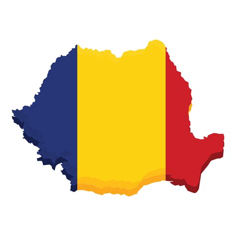 Romania Landmark Icon Cartoon Vector Romanian Flag 14297546 Vector Art