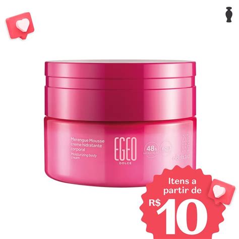 Mousse Hidratante Desodorante Corporal Egeo Dolce Merengue G O