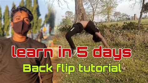 How Do Backflip Easy Way Backflip Tutorial Learn In 5 Days