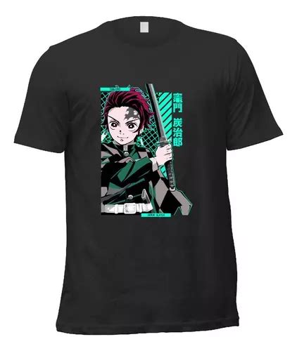 Remera Anime Demon Slayer Tanjiro Kamado N06 A2 Unisex Meses Sin