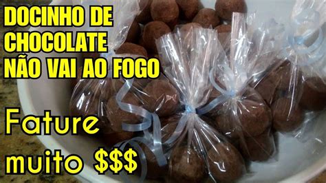 Docinho De Chocolate Que N O Vai Ao Fogo Docinho De Leite Em P De