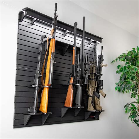 Vertical Rifle Gun Rack Wall Mounted Gun Storage Tactical Walls