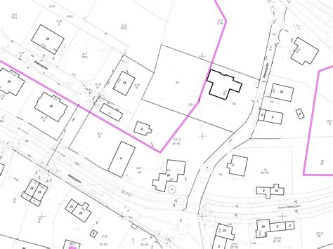 Mapa do celów projektowych Sky Geo Geodezja Pomiary dronem